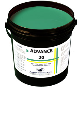 MURAKAMI ADVANCE-20 EMULSION (GRAPHIC , UV, SOLVENT INKS *PREMIUM GRADE)